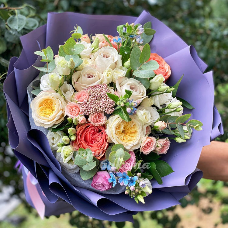 Букет «Джессика» (вид сверху)